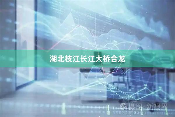 湖北枝江长江大桥合龙